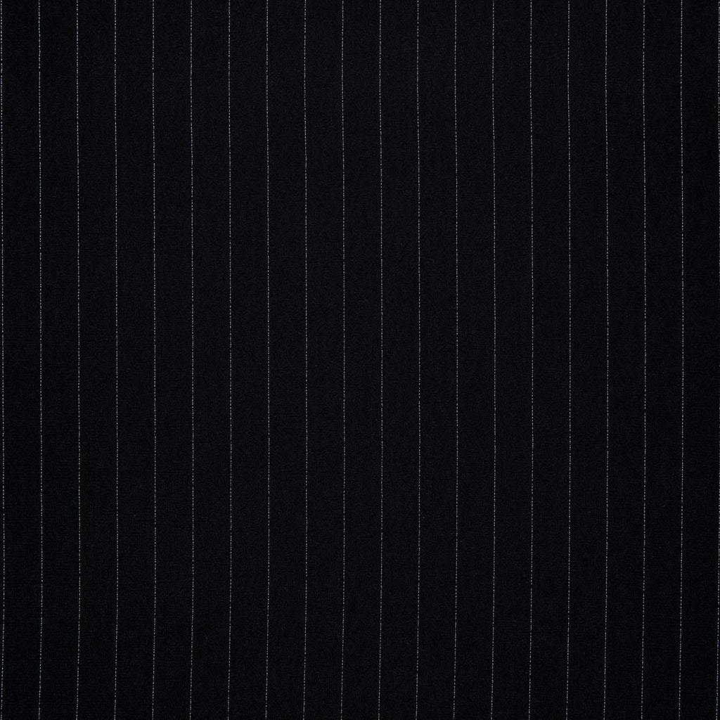 BLK/WHITE | 061 - STRIPE SUITING - Zelouf Fabrics