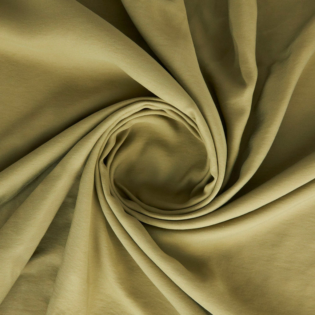 QUIN RAYON POLY TWILL  | 26834 MOSS FLOWER - Zelouf Fabrics