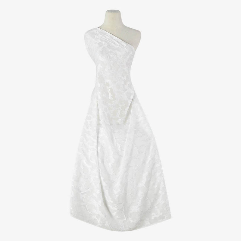 WHITE BURNOUT JACQUARD | 085