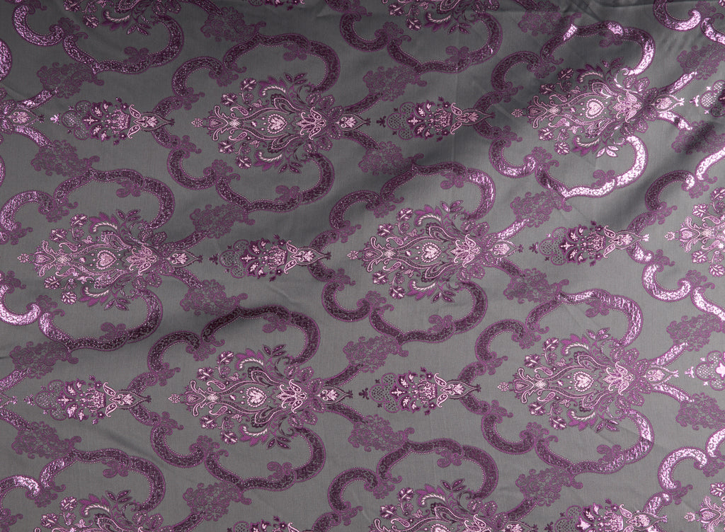 STEEL COMBO | 25266 - MASQUERADE EMBROIDERY JACQUARD - Zelouf Fabric