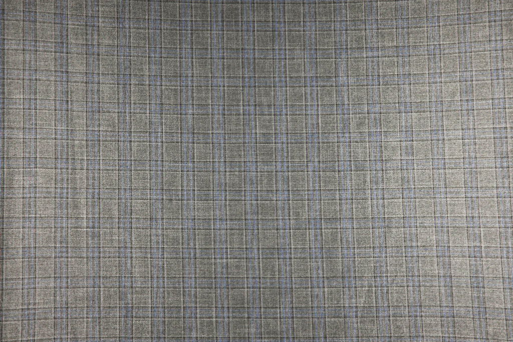 BLACK MULTI | 25912 - MILEY PLAID SUITING - Zelouf Fabric