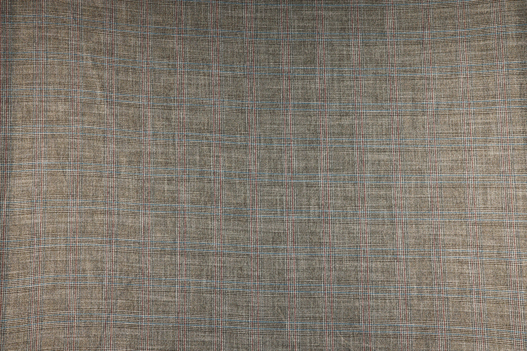 BLACK MULTI | 25907 - ALTO PLAID SUITING - Zelouf Fabric