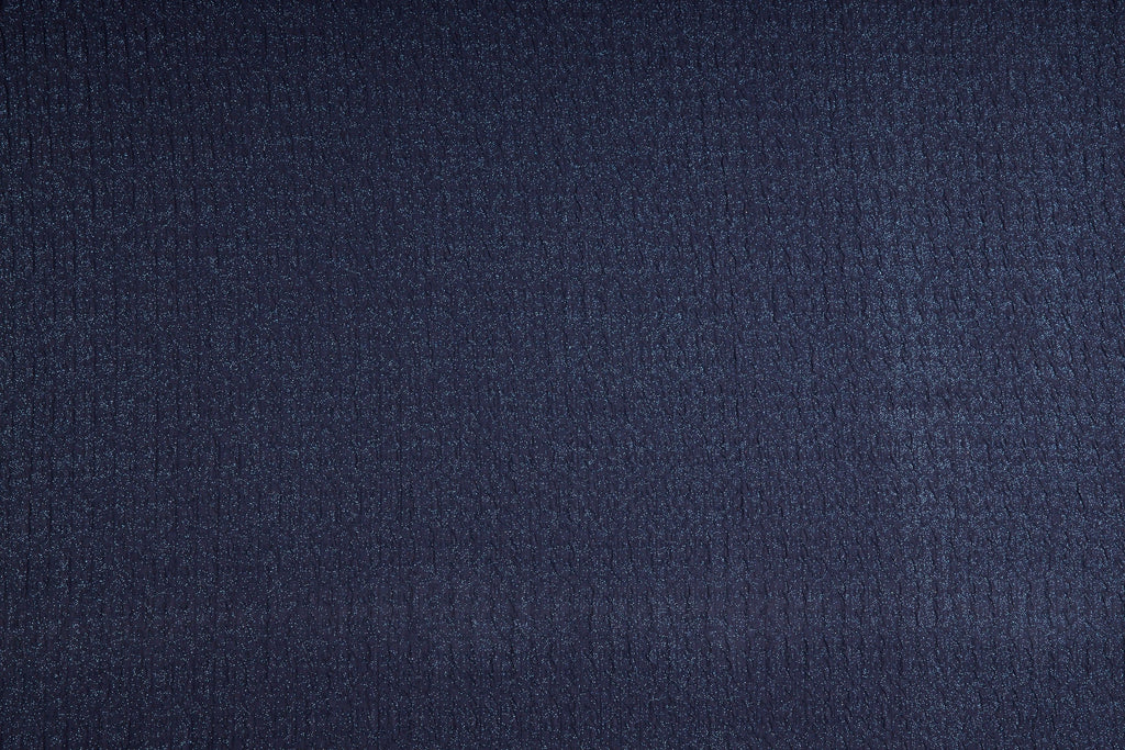  ARRESTING NAVY | 25814 - HADEY FUKURO GLITTER KNIT - Zelouf Fabrics