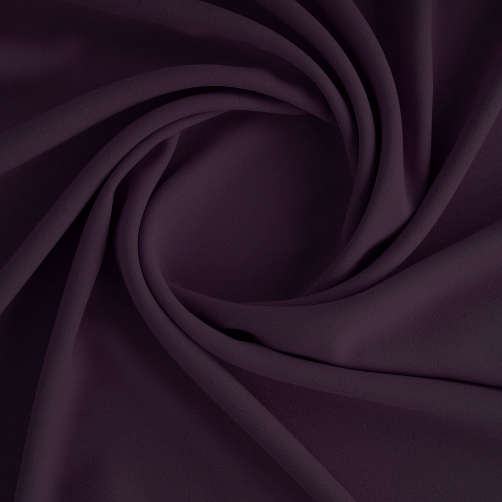 BURGANDY | 098 - FIONA CREPE - Zelouf Fabrics