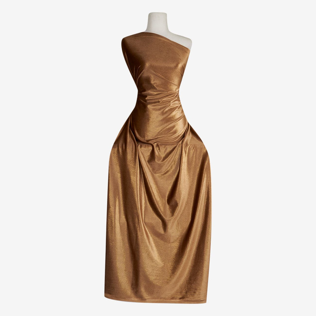 MYRA FOIL VELVET  | 26096 GOLD - Zelouf Fabrics