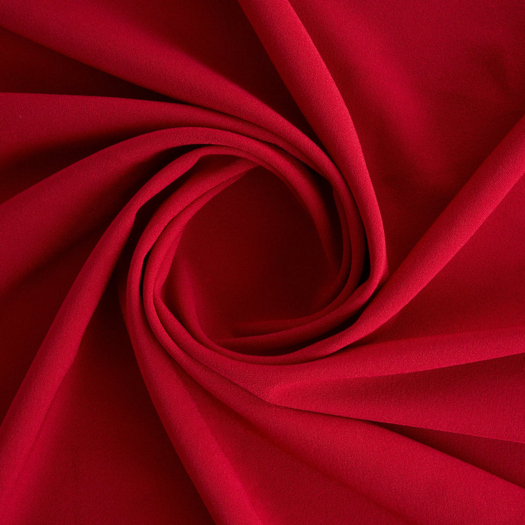 VANESSA FOUR WAY STRETCH CREPE  | 26602 MARVELOUS RED - Zelouf Fabrics