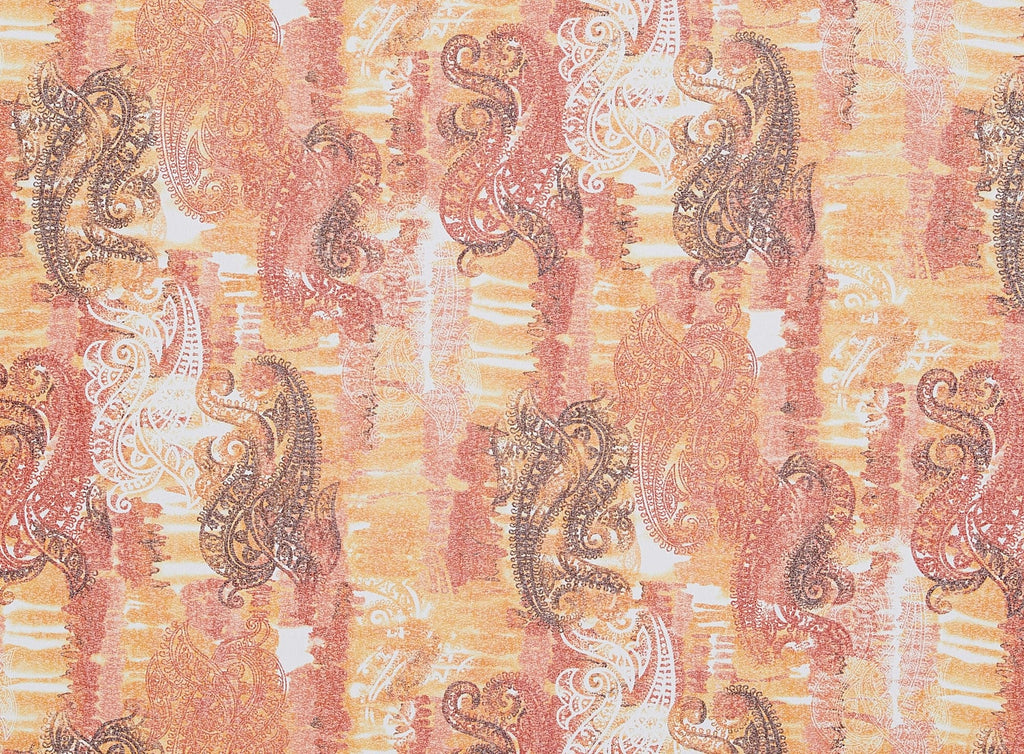 PAISLEY KNIT PRINT | 10025-1186  - Zelouf Fabrics
