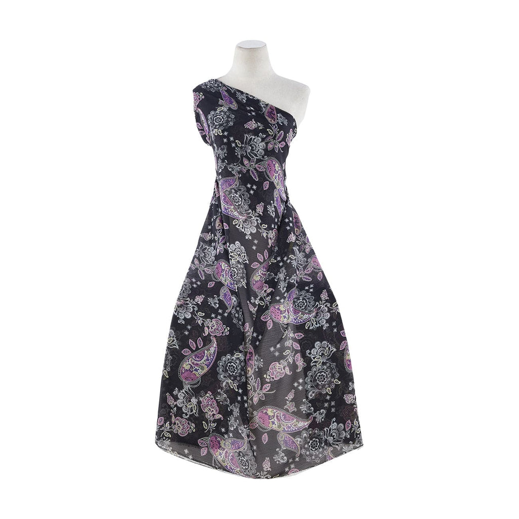 960 BLK/PURP | 10156-8100 - PRINT ON YORYU - Zelouf Fabrics