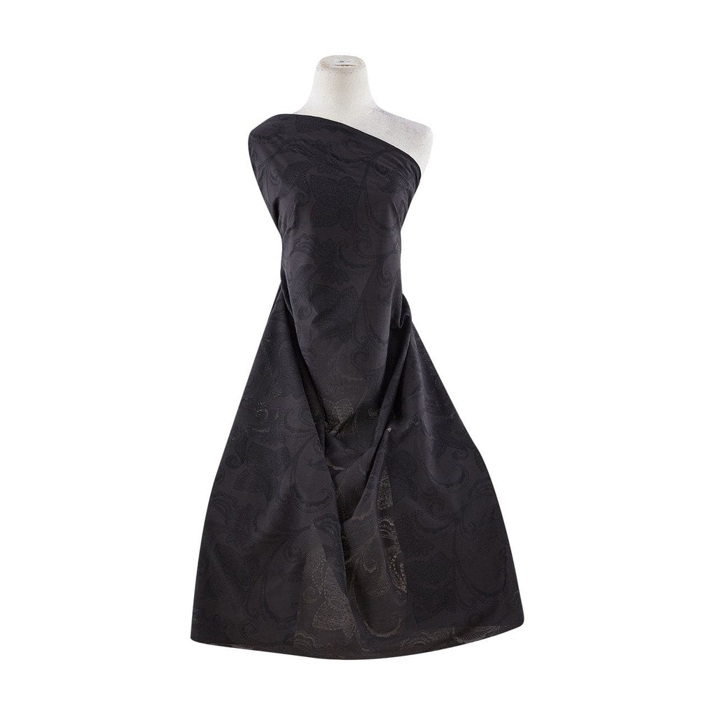 DEVILLE PRINT | 10316-5560 999 BLACK - Zelouf Fabrics