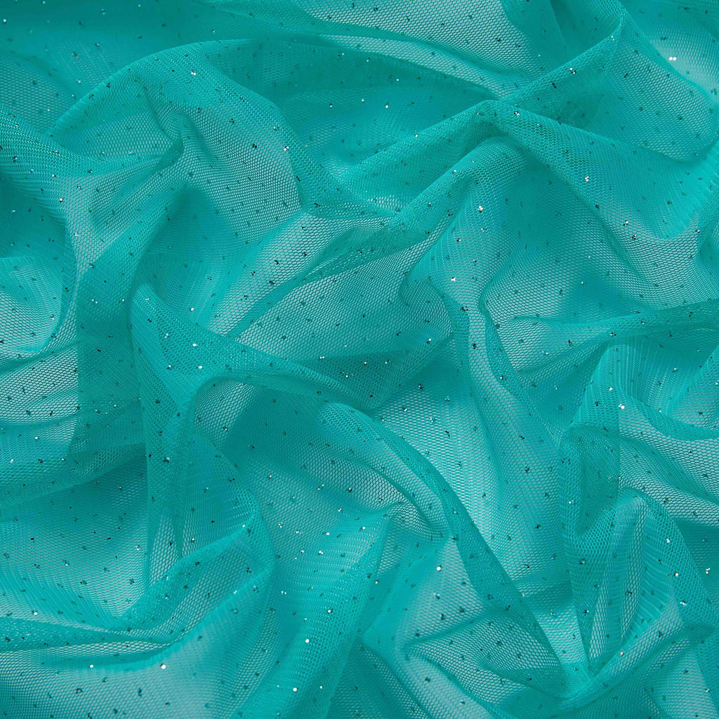 FRESHMINT | 1061-GREEN - TULLE W/GLITTER - Zelouf Fabrics
