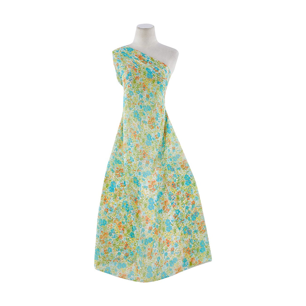 154 WHT/YELLOW | 10698-8100 - PRINT ON YORYU - Zelouf Fabrics