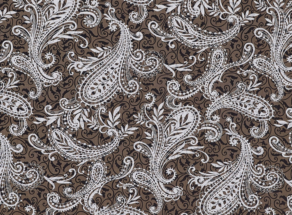 WOVEN BURNOUT PRINT  | 10742-5180  - Zelouf Fabrics
