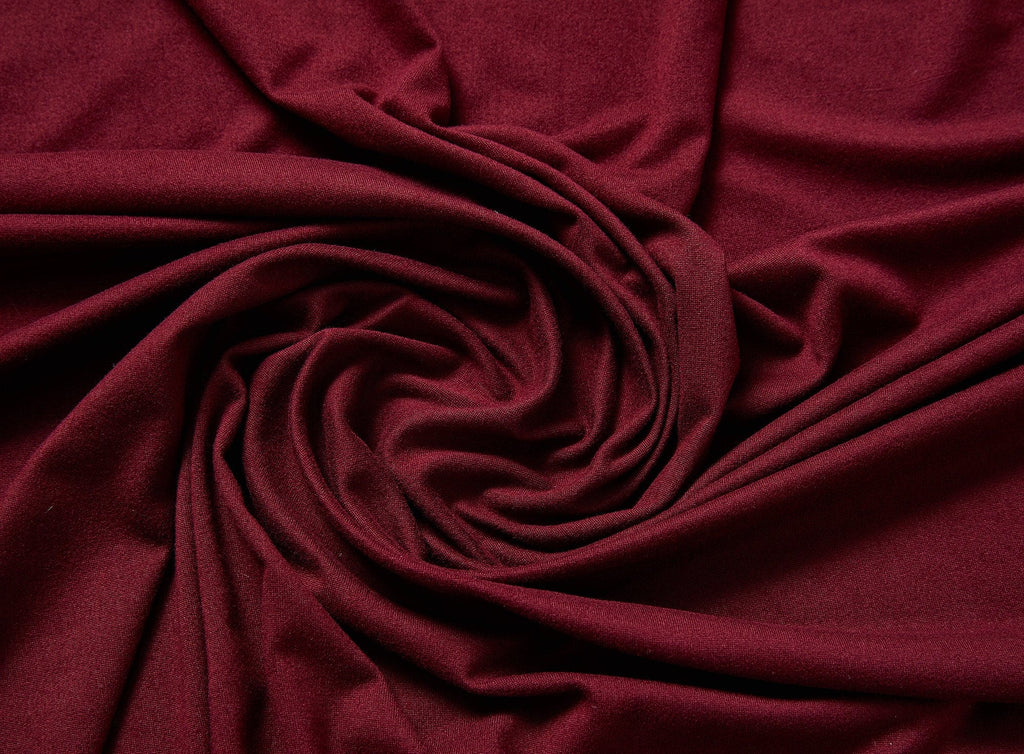 339 MERLOT | 1082 - LUXE BRUSHED DTY SOLID - Zelouf Fabrics