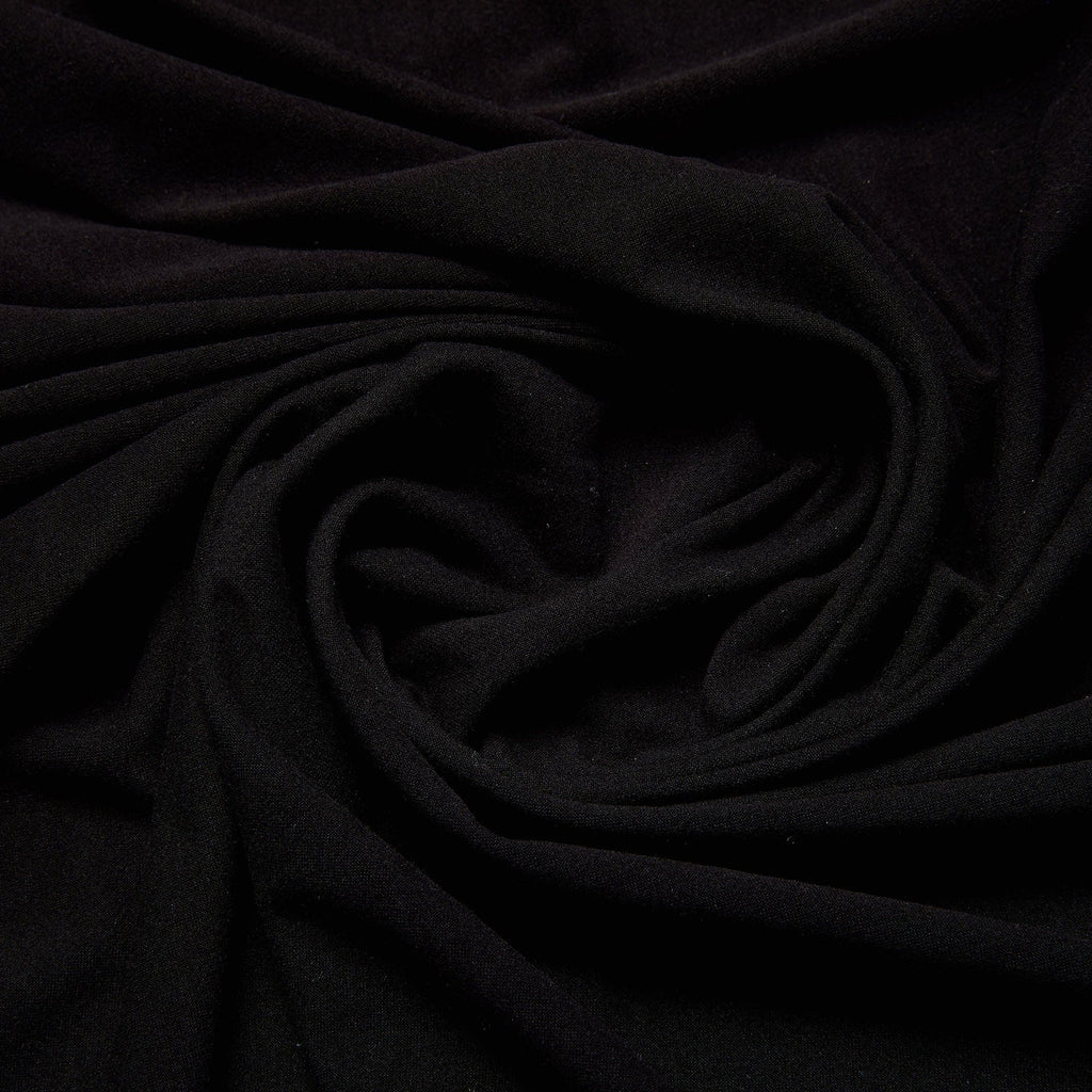 999 MISTY BLACK | 1082 - LUXE BRUSHED DTY SOLID - Zelouf Fabrics