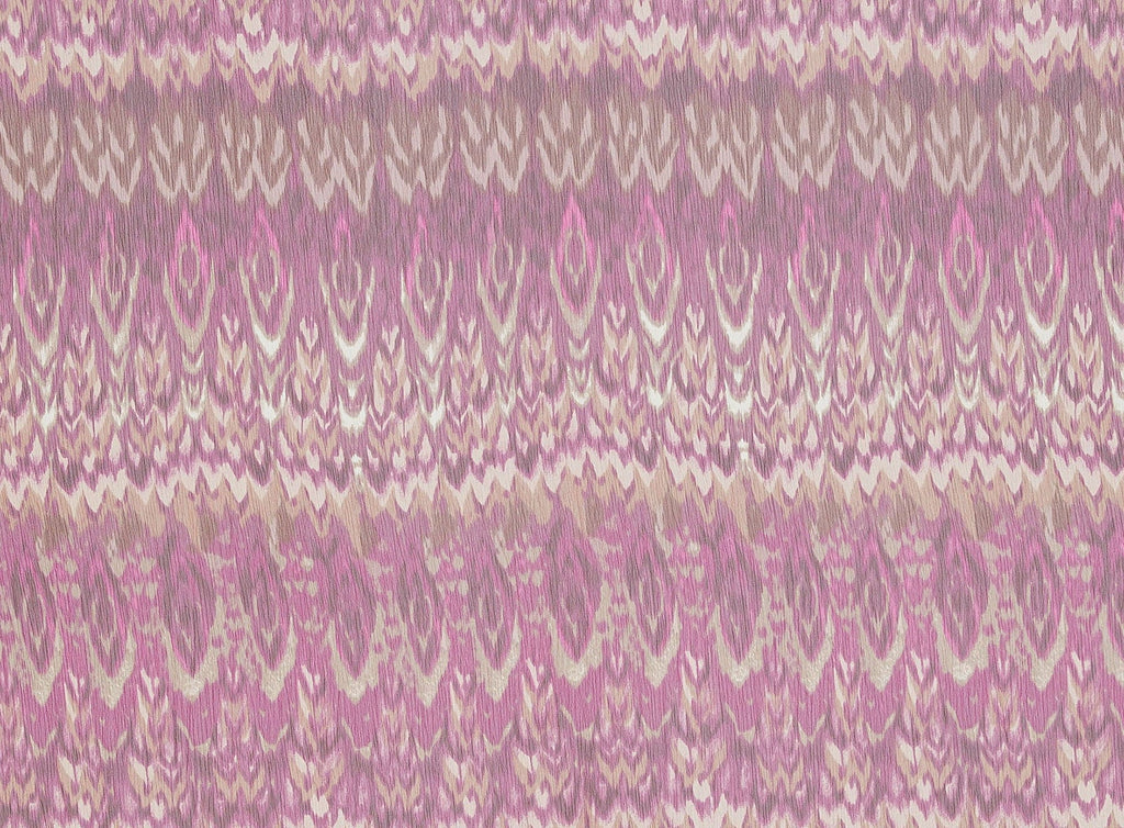232 BRN/FUSH | 10902-8100 - PRINT ON YORYU - Zelouf Fabrics