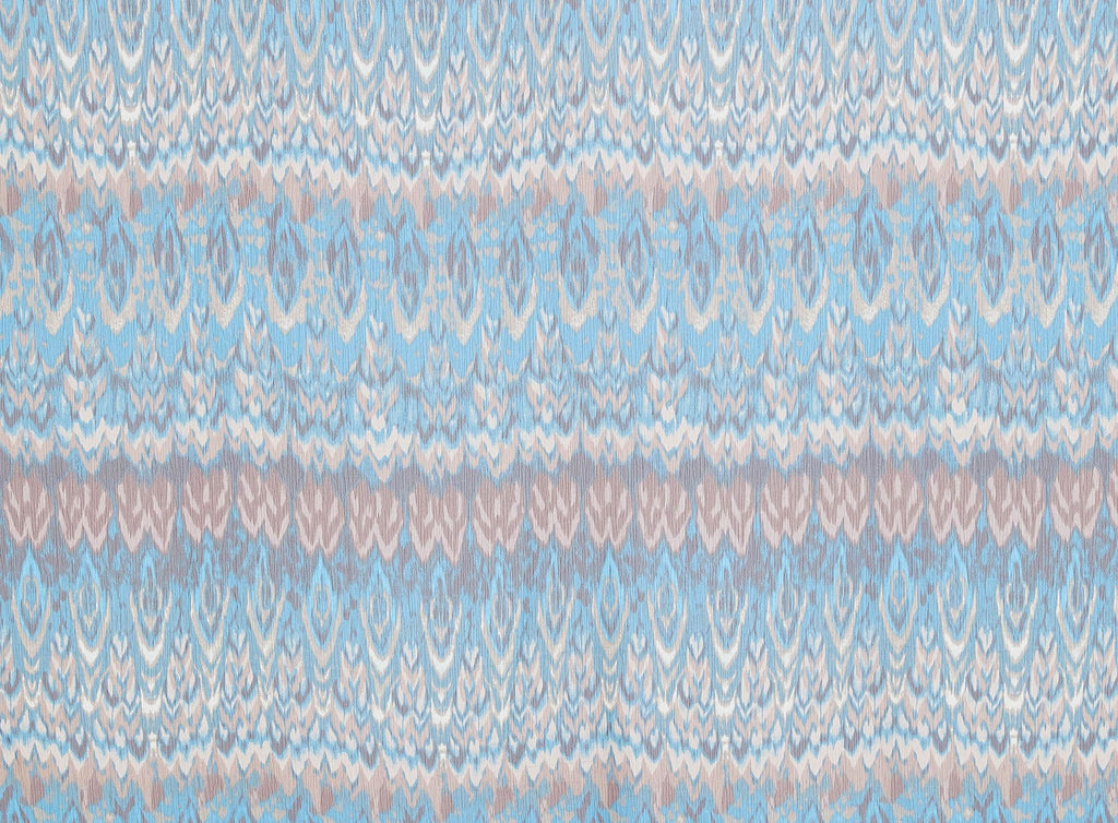 242 BRN/TEAL | 10902-8100 - PRINT ON YORYU - Zelouf Fabrics