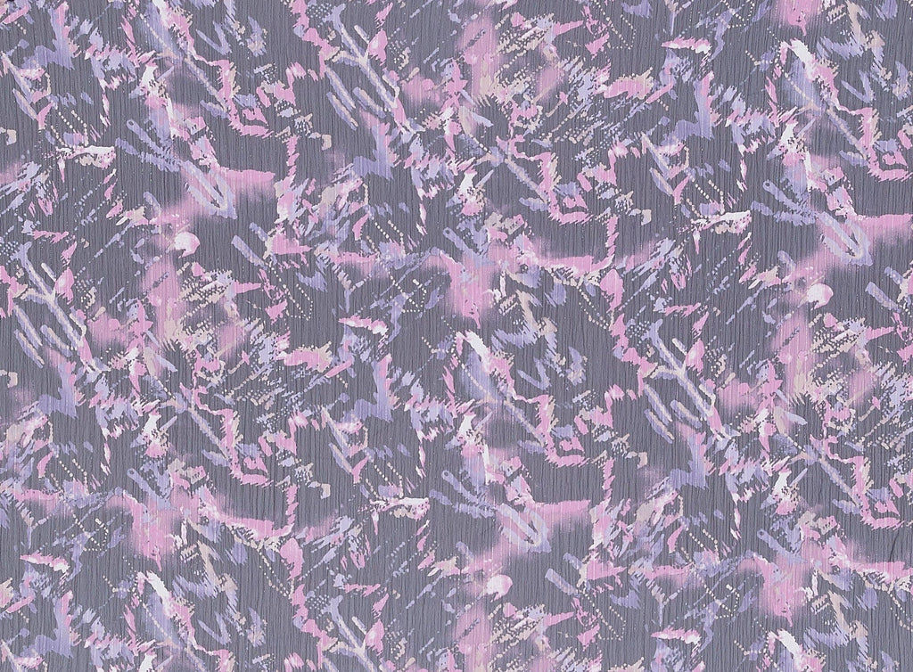 YORYU PRINT W/VARIGATED SLIVER LUREX STRIPE  | 10907-8201  - Zelouf Fabrics