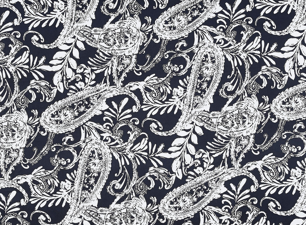 CHANEL/DULL SATIN PRINT  | 10926-8107  - Zelouf Fabrics