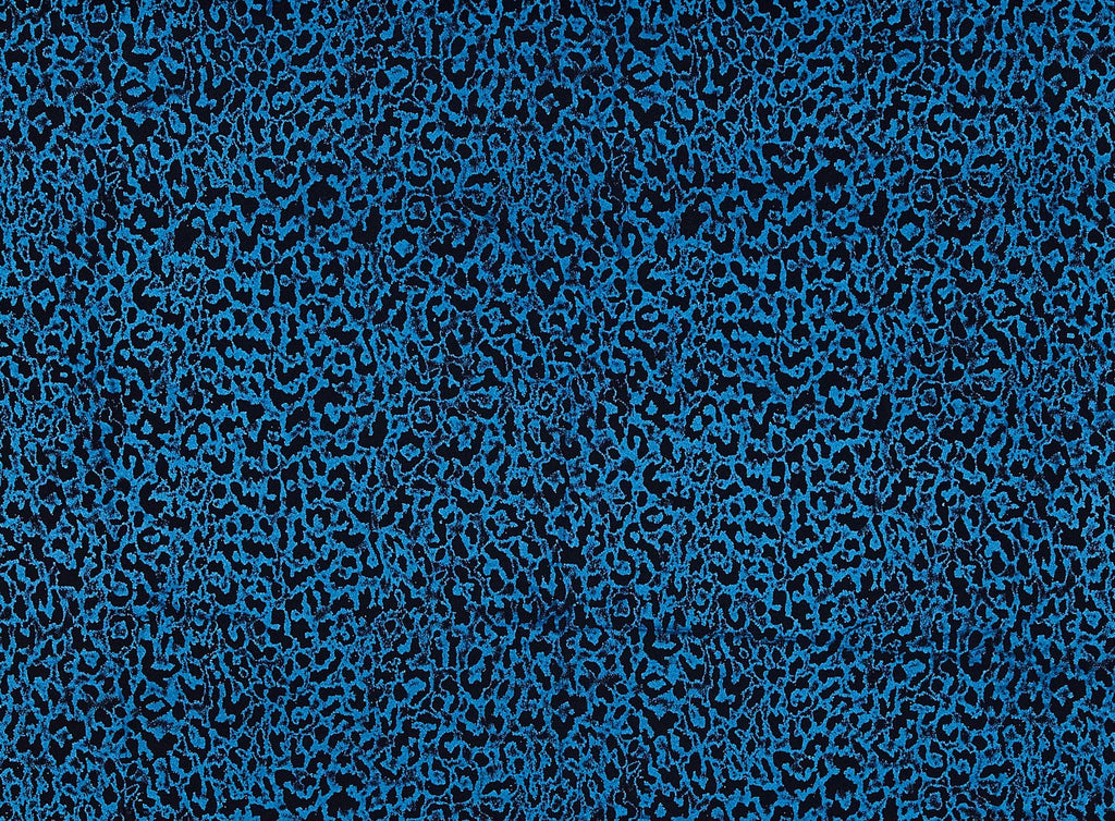 949 BLK/BLUE | 10967-1181F - ITY COLORED FOIL - Zelouf Fabrics