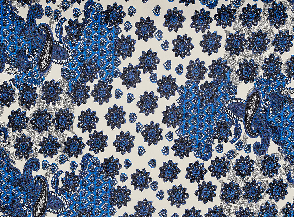 941 BLK/BLUE | 10981-1181 - PRINT ON ITY - Zelouf Fabrics