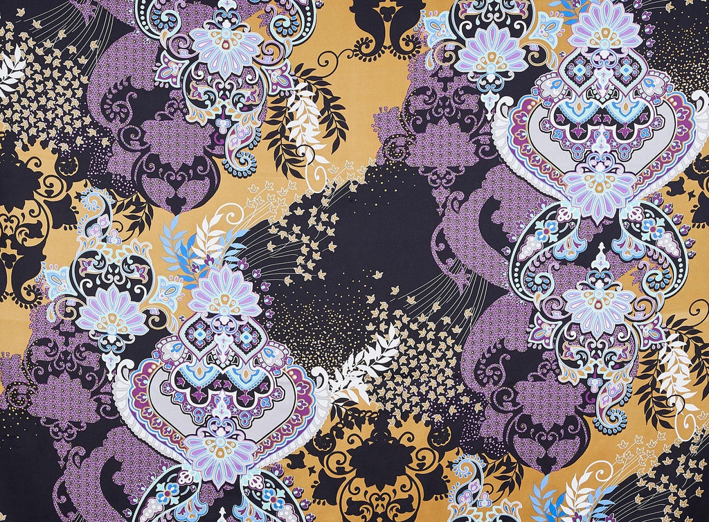 PRINT ON CHARMEUSE  | 10996-404  - Zelouf Fabrics