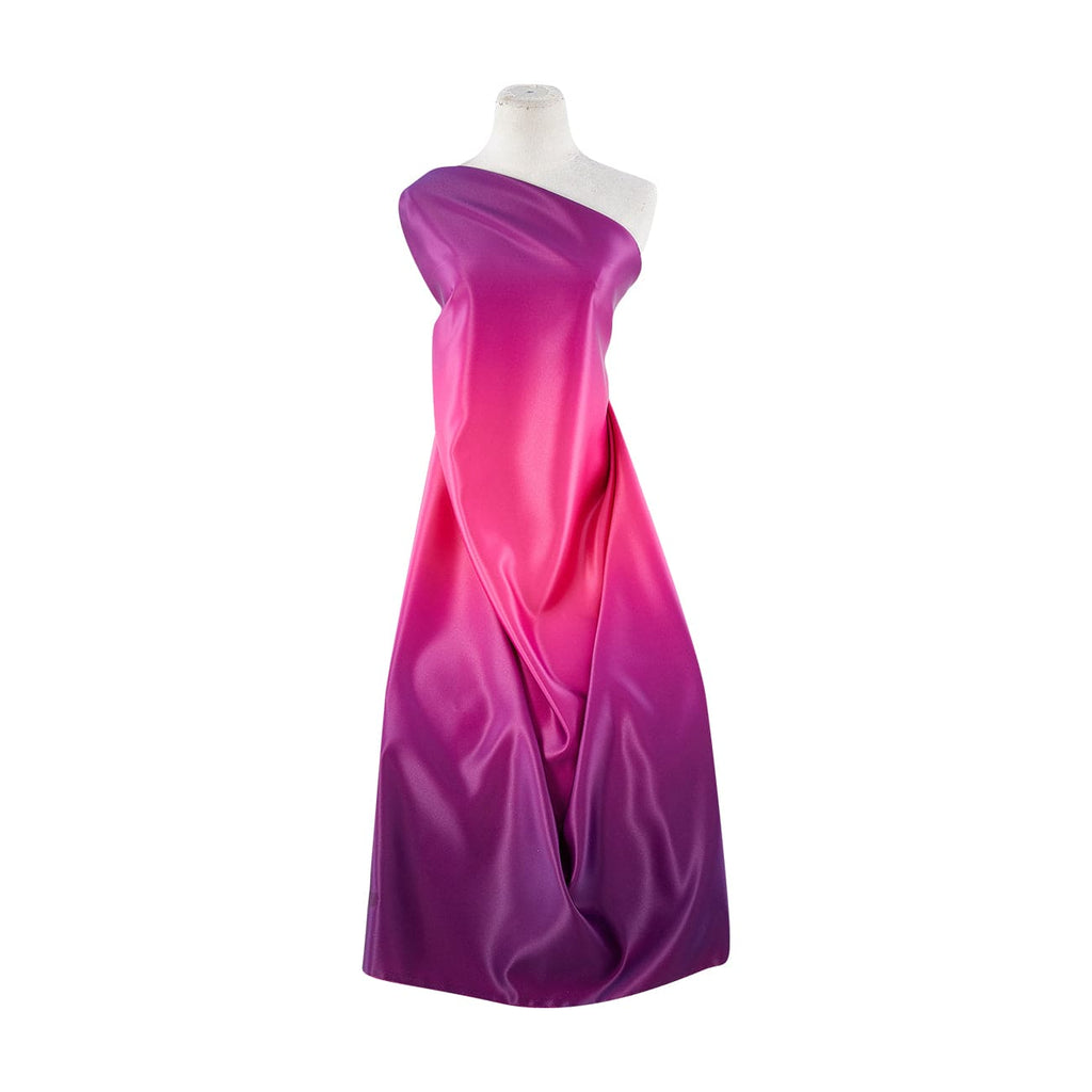 GRAPE FUCHSIA | 1102 - BRIDAL SATIN OMBRE PAPER PRINT - Zelouf Fabrics