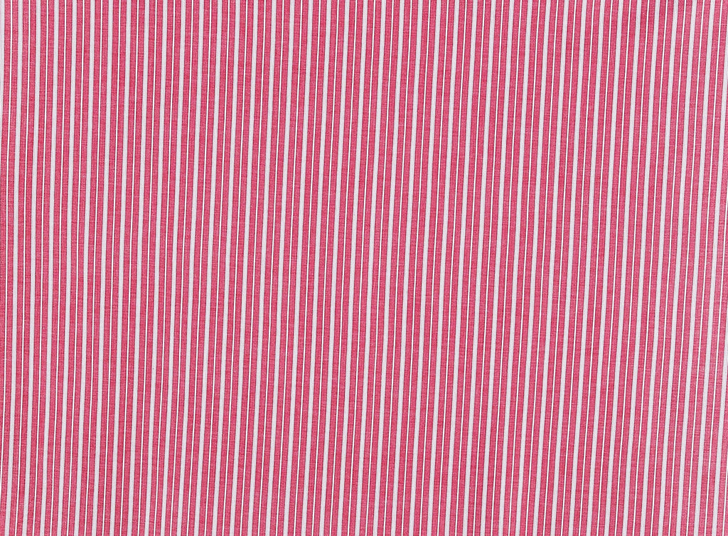 313 RED/WHT | 11038-5166 - STRETCH POPLIN YARN DYE - Zelouf Fabrics