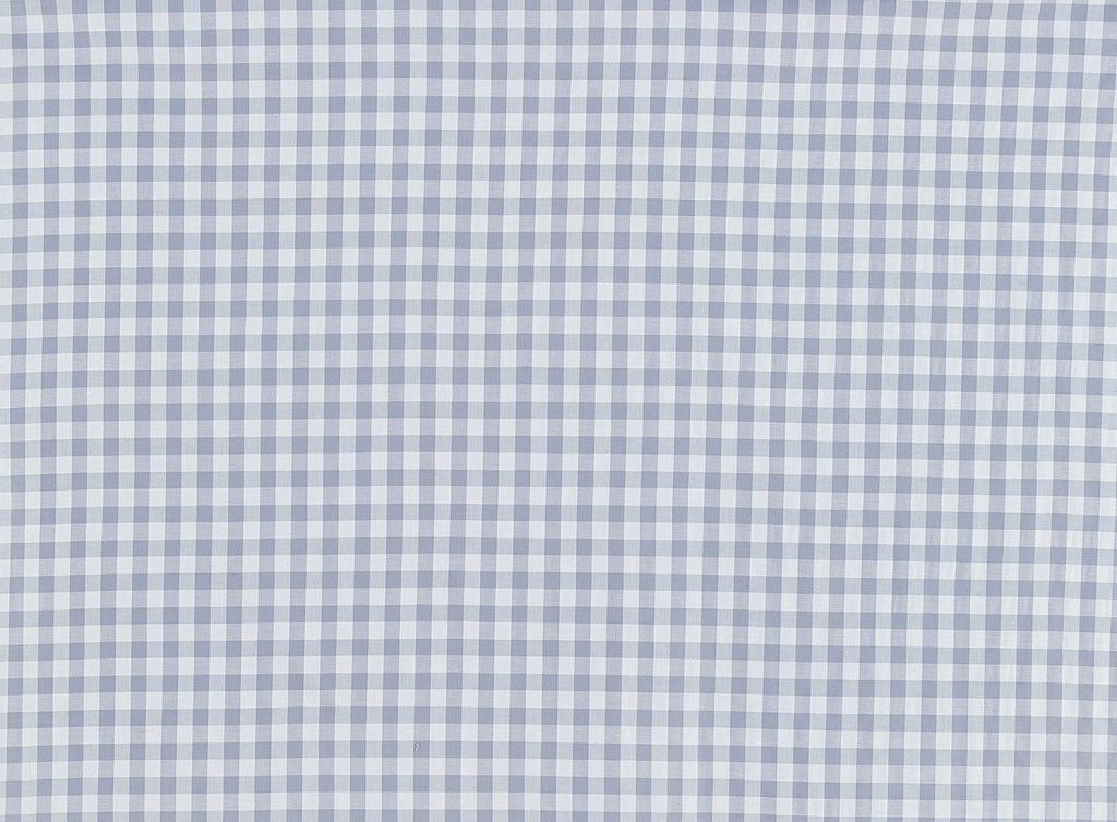 101 WHT/GREY | 11040-5166 - STRETCH POPLIN YARN DYE - Zelouf Fabrics