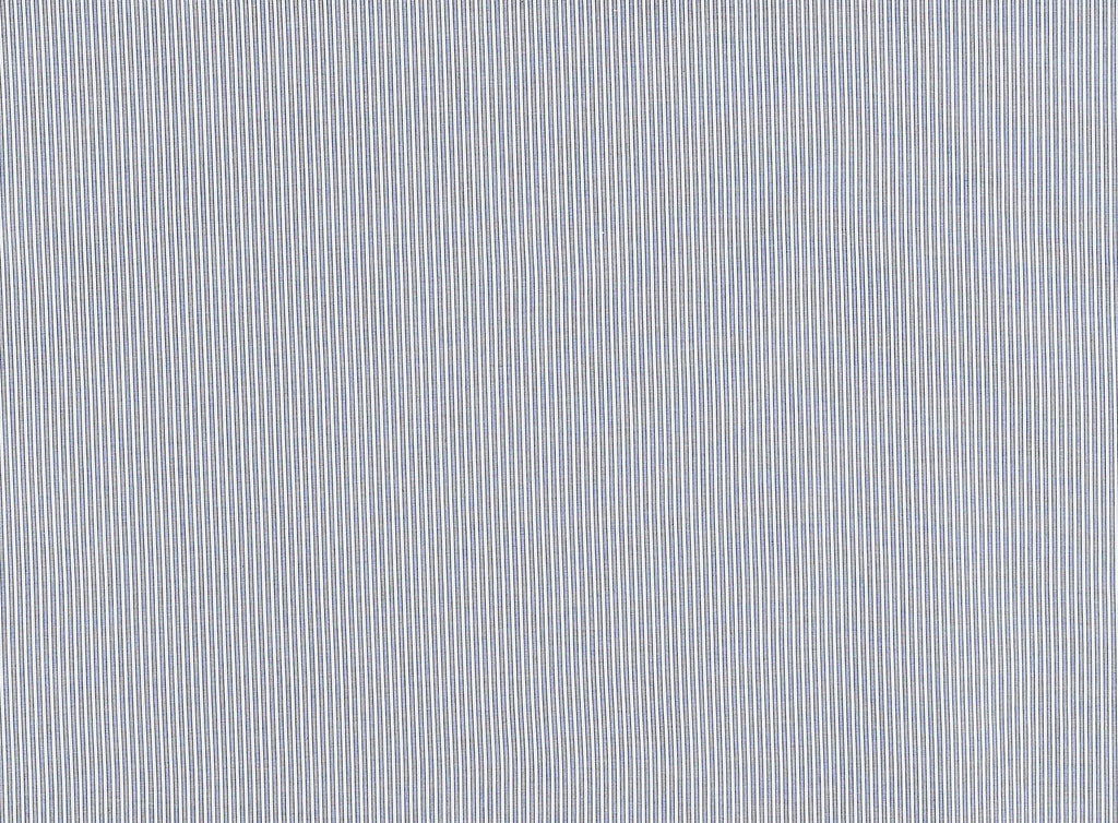 191 WHT/BLK | 11043-5166 - STRETCH POPLIN YARN DYE - Zelouf Fabrics