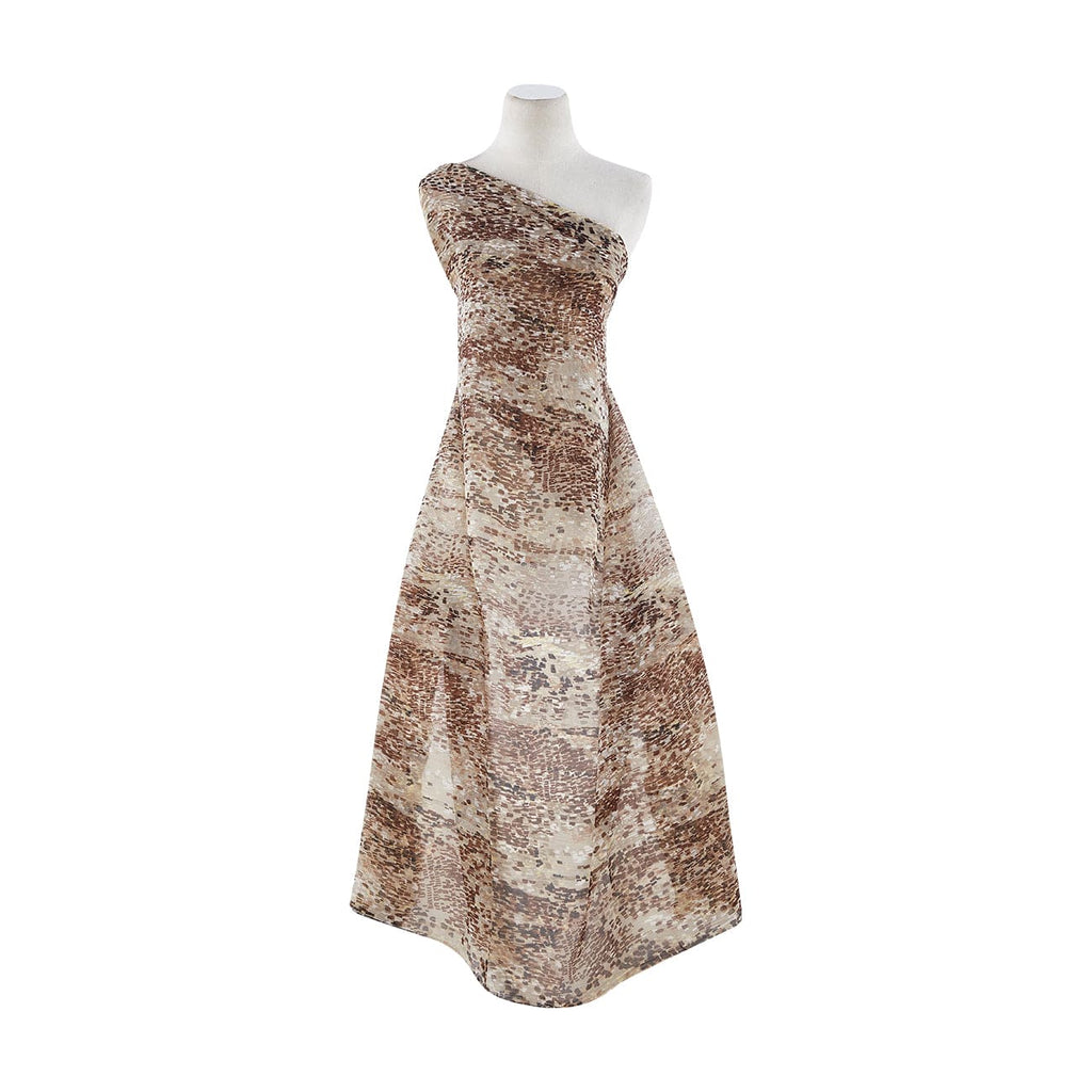 229 TAUPE/BROWN | 11076-2222 - CHINESE YORYU PRINT - Zelouf Fabrics