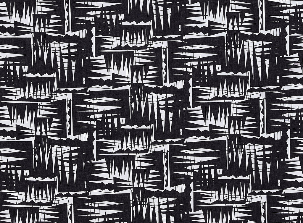 STRETCH POPLIN PRINT  | 11098-5551  - Zelouf Fabrics