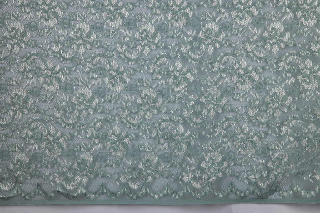 SEAFOAM MIST | 24383 - FLOTUS FLOWER LACE - Zelouf Fabric