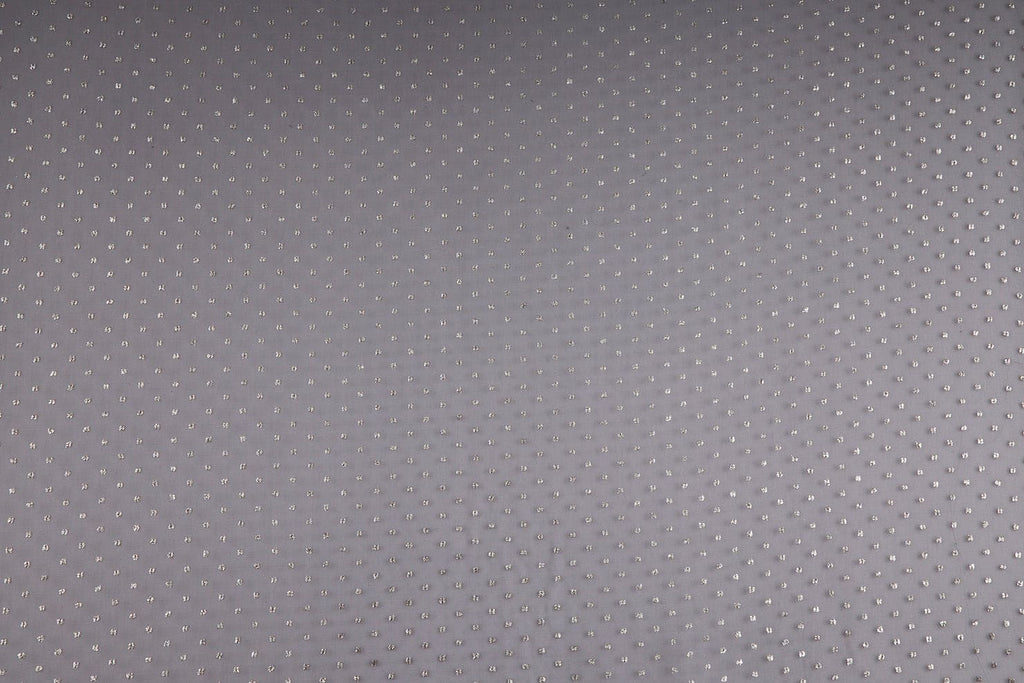 COAL SHADOW | 24366 - FAVORABLE FOIL DOTS ON WOVEN - Zelouf Fabric