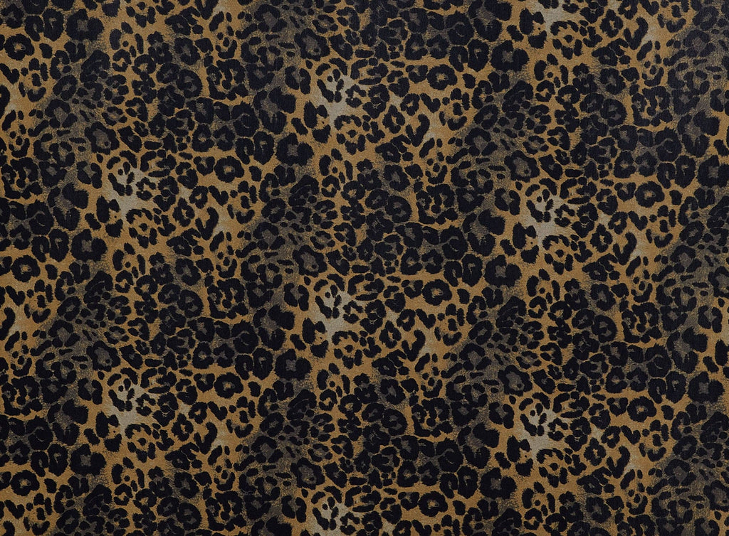 595 GOLD/BLK | 11352-3259 - MINK PRINT - Zelouf Fabrics