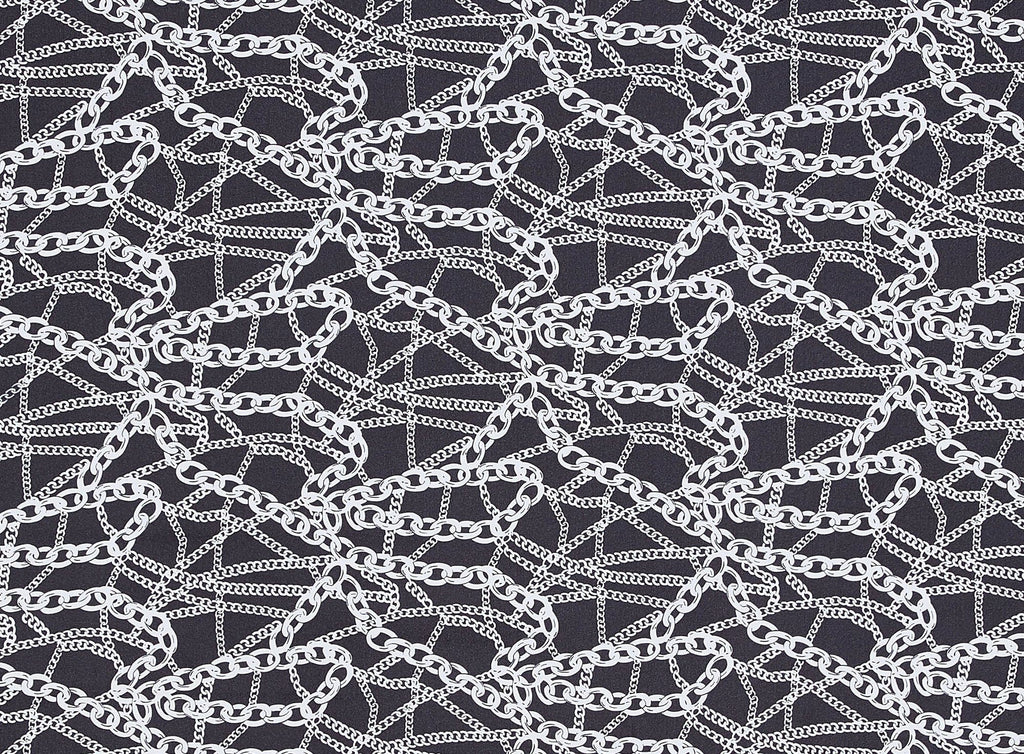 919 BLK/OWHT | 11370-3268 - PRINT ON CDC - Zelouf Fabrics