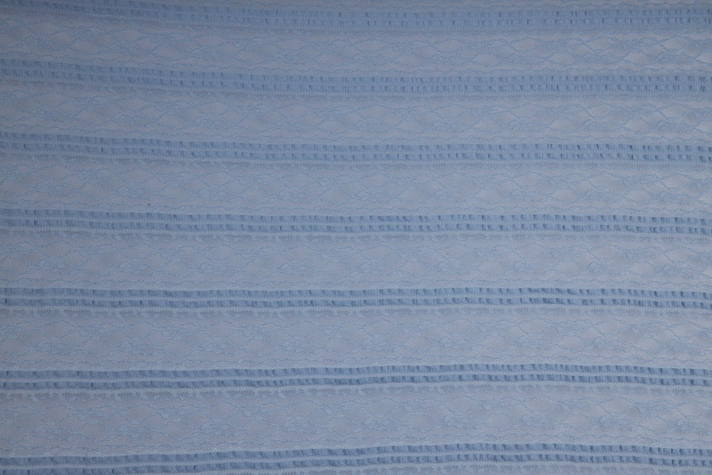 LEAP FRINGE LACE  | 24857 SKY MIST - Zelouf Fabrics