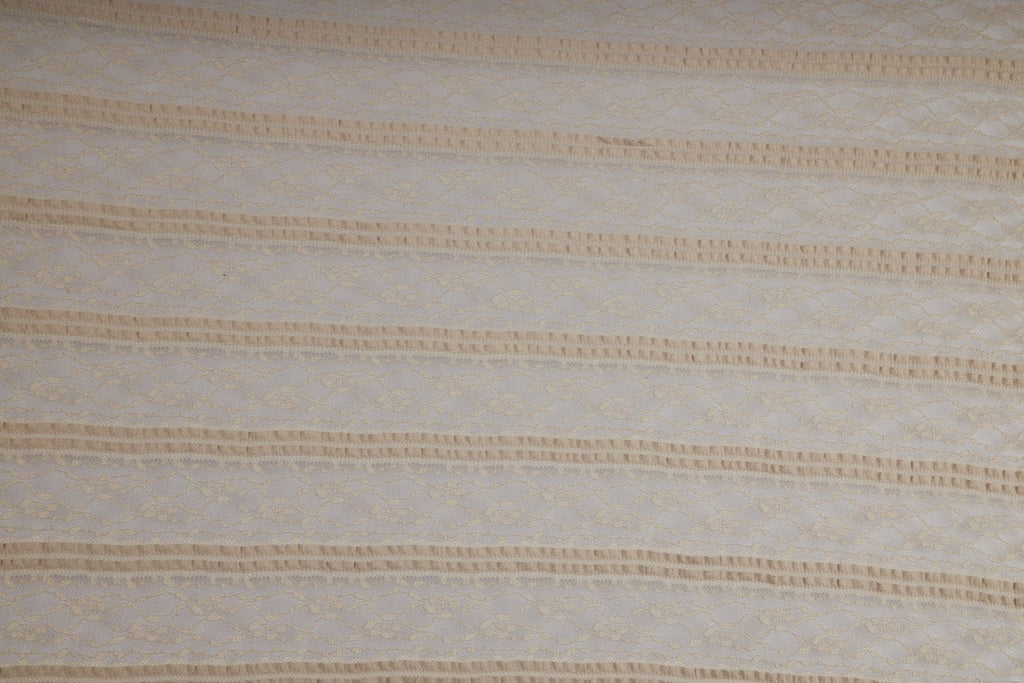 LEAP FRINGE LACE  | 24857 SAND MIST - Zelouf Fabrics