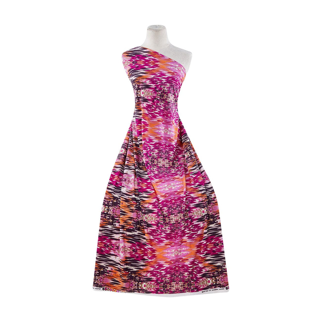328 BERRY/CHOC | 11631-4560 - LA COSTE PRINT - Zelouf Fabrics