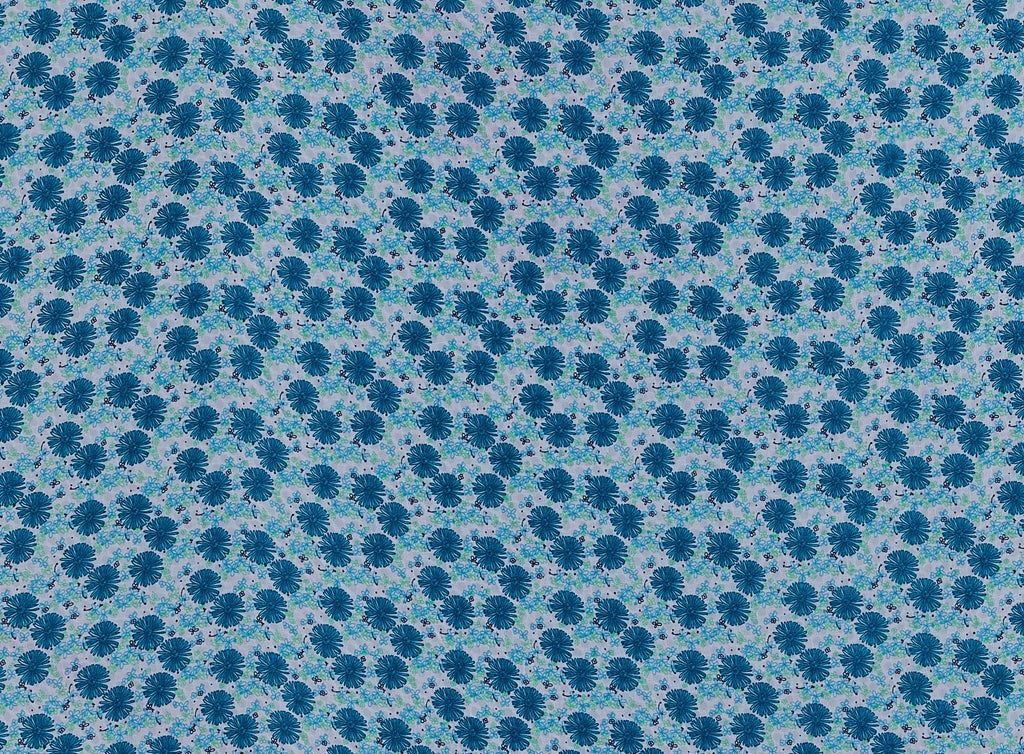 ADELE PRINT  | 11722-4614 147 WHT/BLUE - Zelouf Fabrics