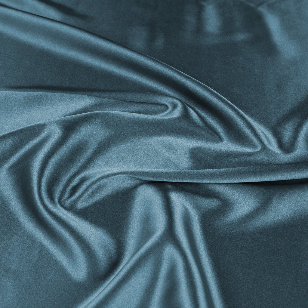 ANNABELLE STRETCH SATIN | 1173 LOLA SLATE - Zelouf Fabrics