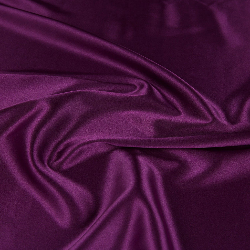 ANNABELLE STRETCH SATIN | 1173 PURPLE MELODY - Zelouf Fabrics