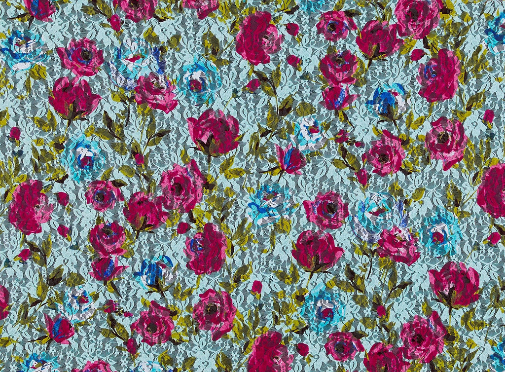 NYLON LACE PRINT  | 11775-4527  - Zelouf Fabrics
