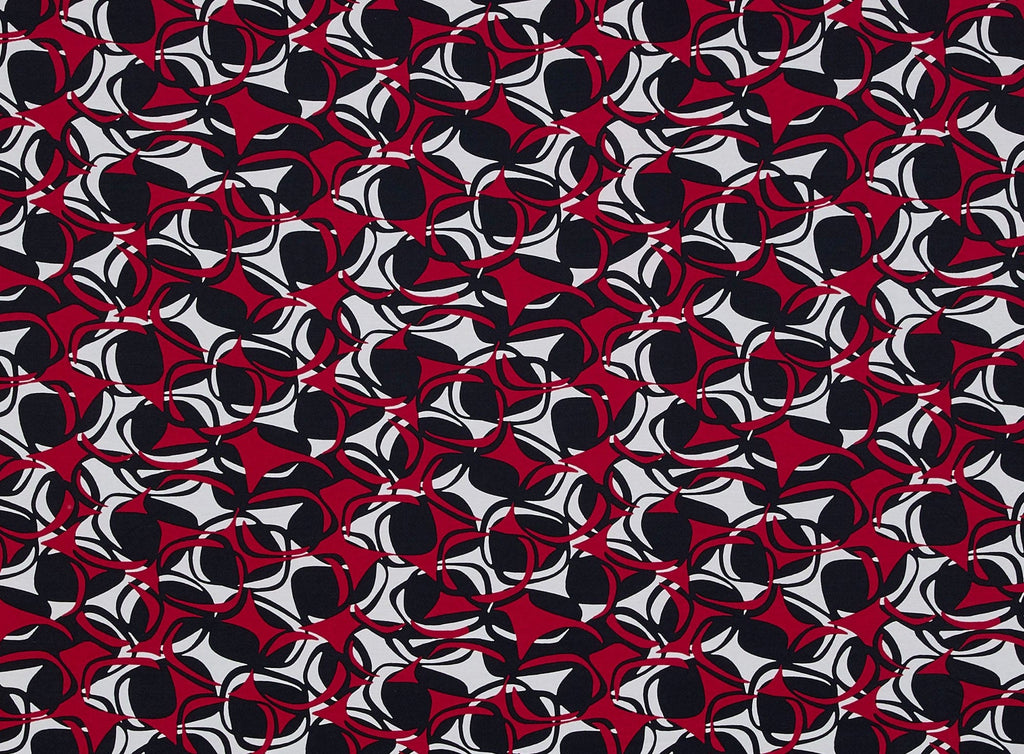 POLYESTER PONTE PRINT  | 11808-2308  - Zelouf Fabrics