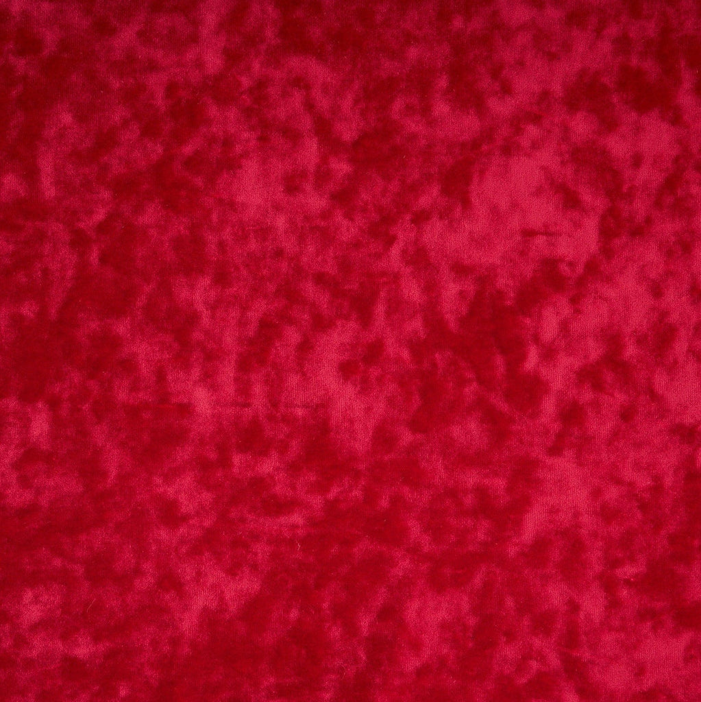 ARRESTING RED | 23824 - ICED CRUSHED VELVET - Zelouf Fabric