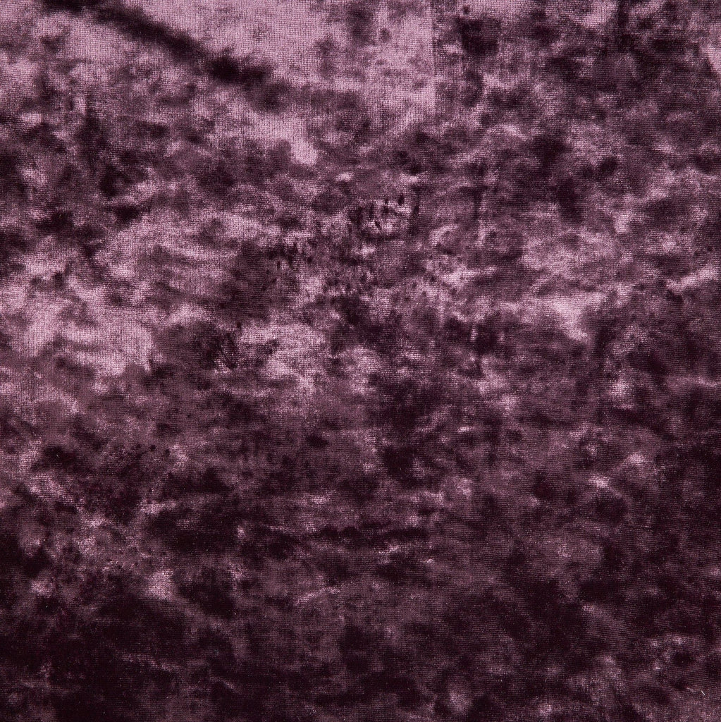 ARRESTING MULBERRY | 23824 - ICED CRUSHED VELVET - Zelouf Fabric