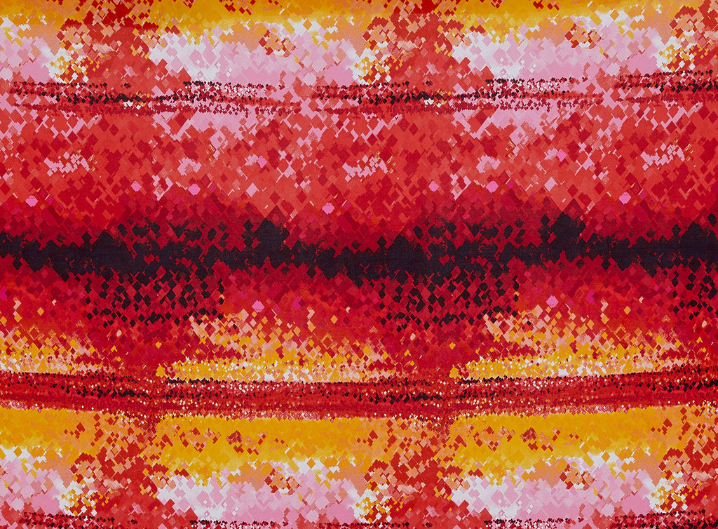 385 RED/GOLD | 11989-1181 - PRINT ON ITY - Zelouf Fabrics