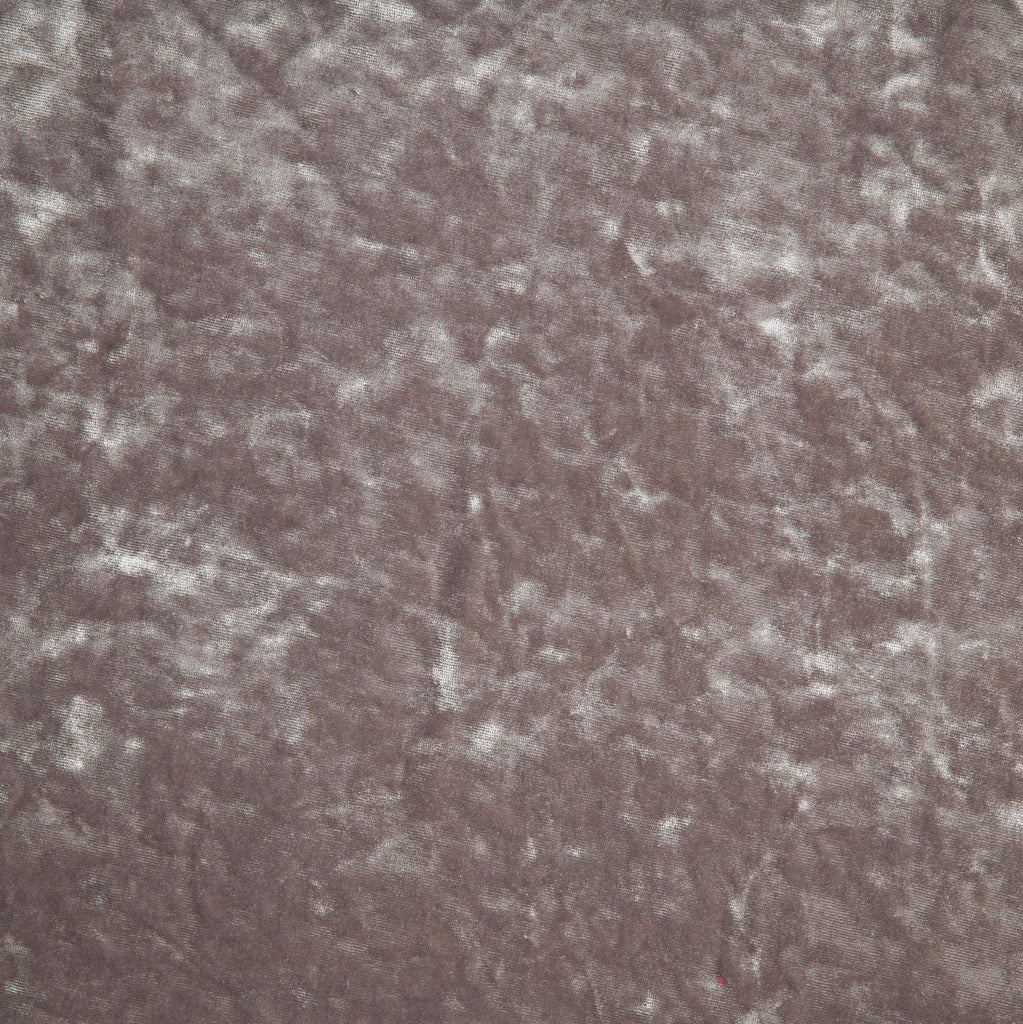 ELEGANT TAUPE | 23824 - ICED CRUSHED VELVET - Zelouf Fabric