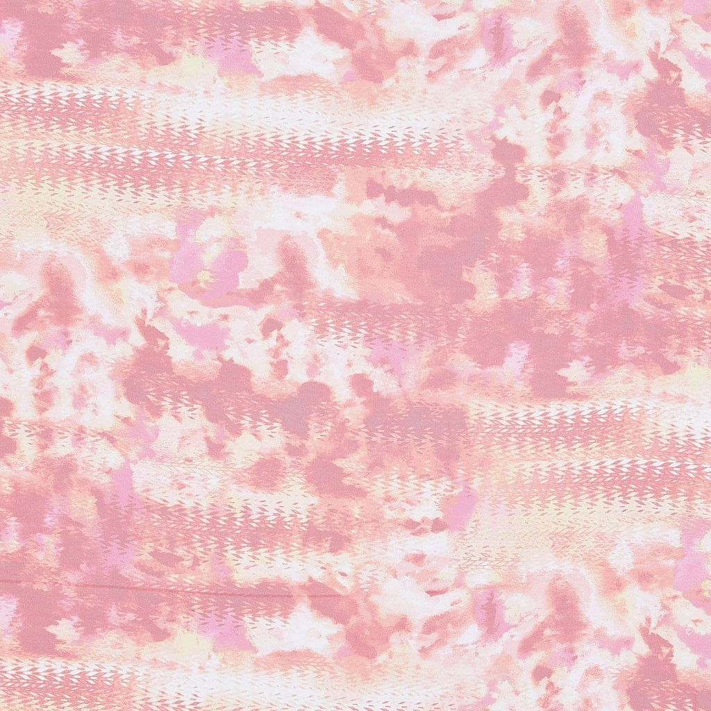 831 ORANGE/FUSH | 12012-3333 - CHINESE HIGH MULTI CHIFFON PRINT - Zelouf Fabrics