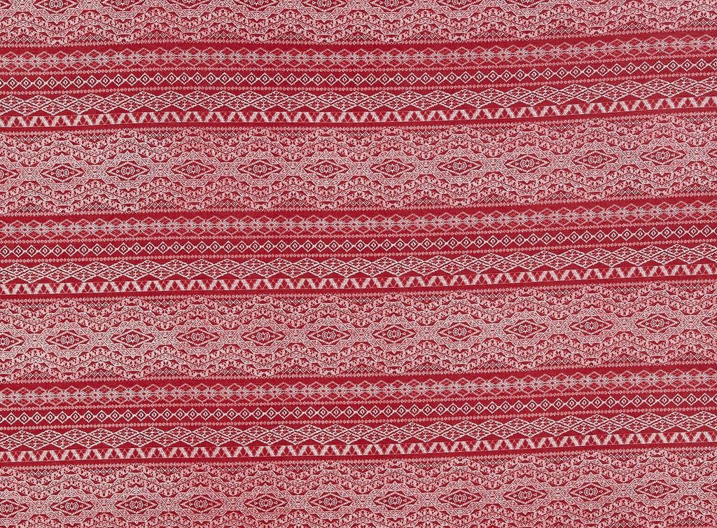 313 SCARLETT/IV | 12186-2308 - POLYESTER PONTE PRINT - Zelouf Fabrics