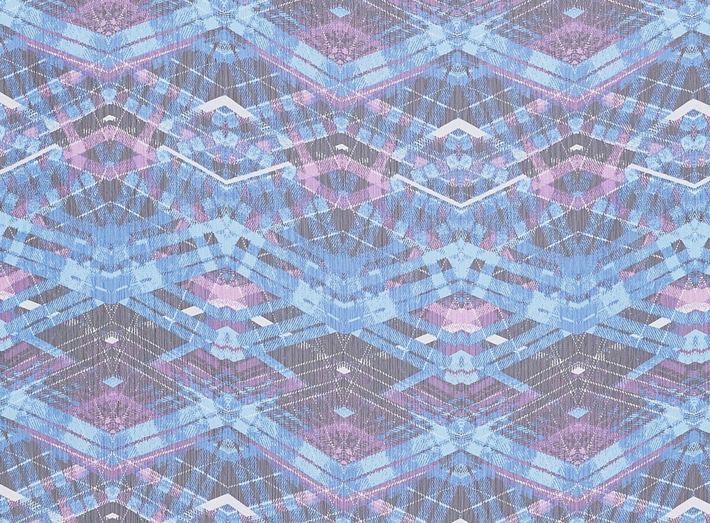 PRINT YORYU CHIFFON | 12196-2222 469 BLUE/ORCHID - Zelouf Fabrics